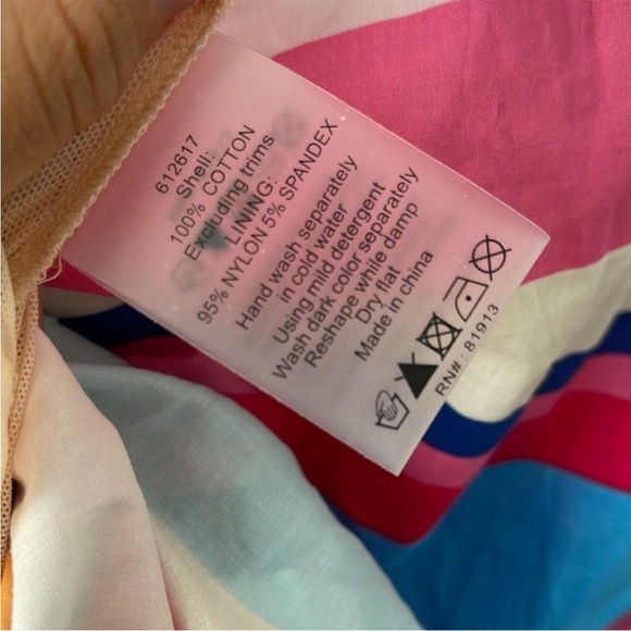 PLENTY BY TRACY REESE Anthropologie Rainbow Striped Ruffle Midi Maxi Dress XS - Picture 14 of 14